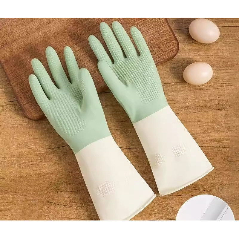 洗碗手套耐用防水橡胶乳胶厨房刷碗洗衣服耐磨防蜂手套