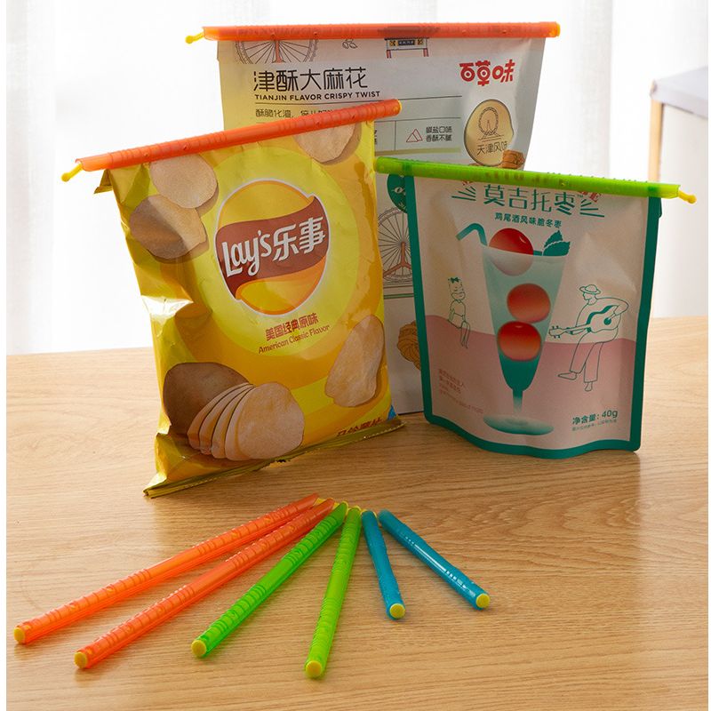 封口夹食品保鲜夹子胡萝卜零食夹食物密封棒封口条家用