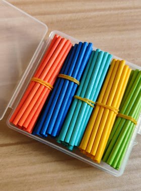 数学教具小学生专用七巧板方形木棒几何图形学具套装