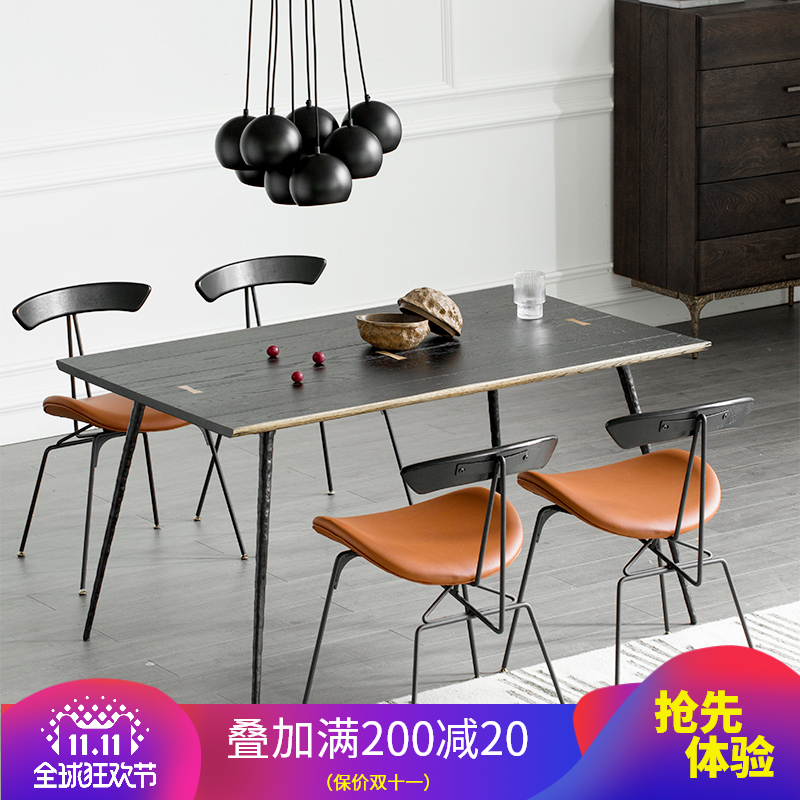 北欧铁艺餐桌金属意式现代简约工业风轻奢表情餐桌椅家具造物E班在类目 住宅家具, 桌类, 餐桌中 - 来自Buy2taobao.com提供专业的淘宝代购服务