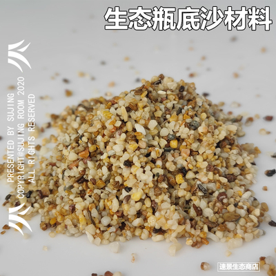 速景生态珍珠沙粗沙细沙水草泥绿菊小红梅绿藻球青龙石松皮石