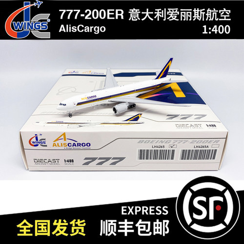 JC wings 1:400 波音B777-200ER 爱丽斯航空 EI-GWB LH4265/A
