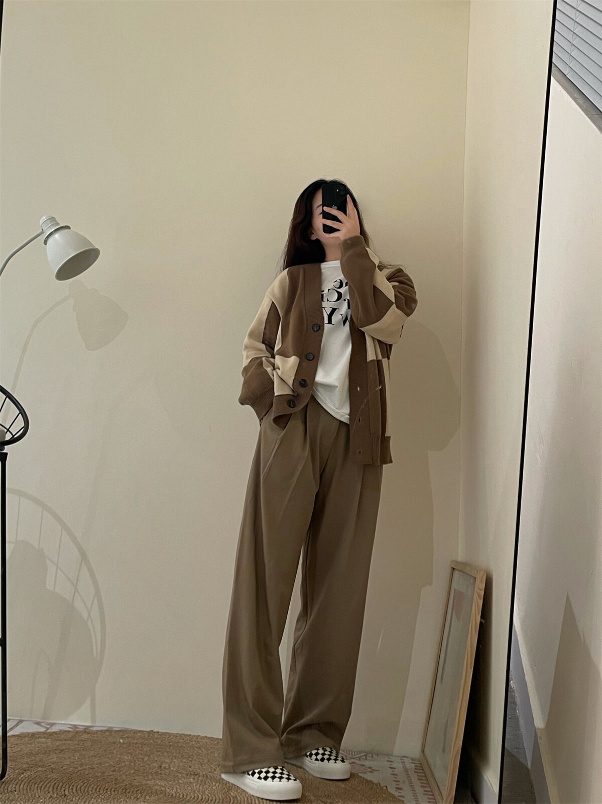 巴黎轻松派 bi入榜西装神裤！宽松直筒垂感显瘦拖地裤女