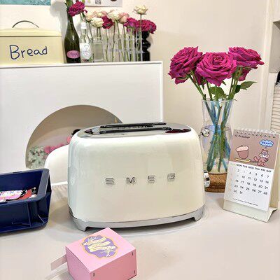 SMEG TSF01斯麦格烤面包机TSF01/03家用加热多士炉吐司多功能小型