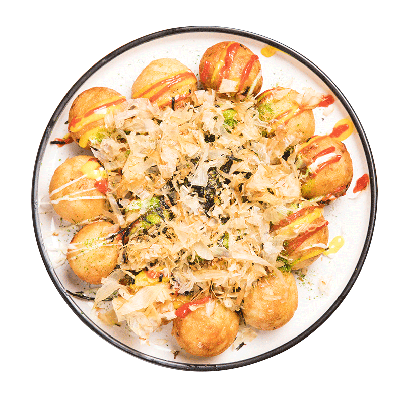 制作章鱼小丸子材料套餐家用食材工具木鱼花章鱼烧粉大阪烧海苔丝