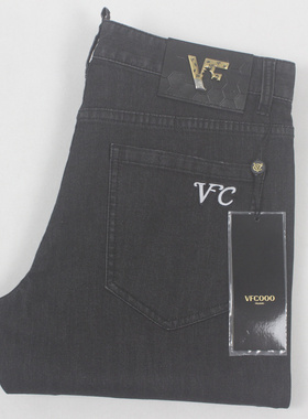 VC 25新款 修身弹力  82棉 黑色 吊牌齐全 男士时尚牛仔裤07291