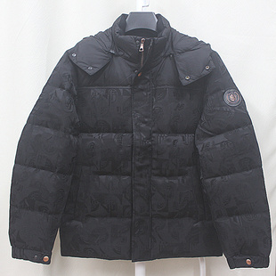 OD 26冬季新款男士 帽子可拆卸 暗花厚款时尚休闲羽绒服外套01121