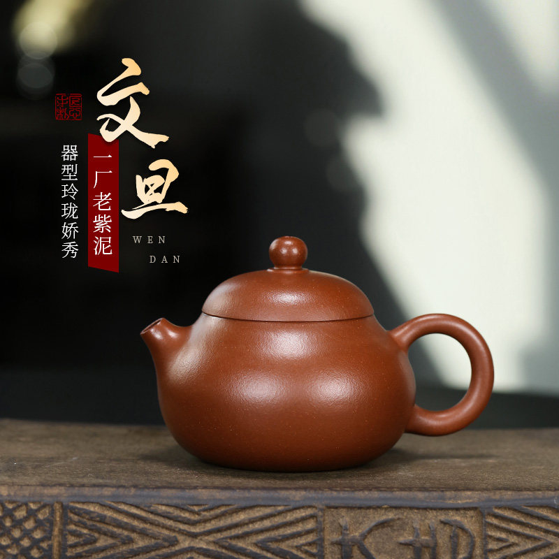 藏壶宜兴紫砂壶纯手工功夫茶具原矿紫泥茶壶泡茶家用文旦壶套装