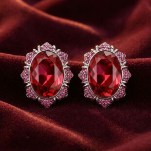 青岛中古法式宫廷风气质耳钉项链戒指套装个性小众轻奢高级感饰品