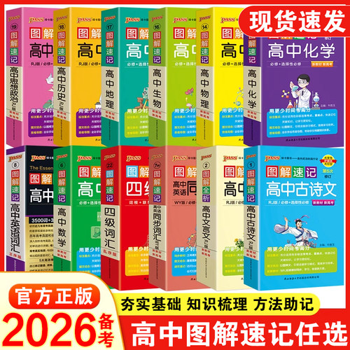 26备考新教材图解速记高中全套