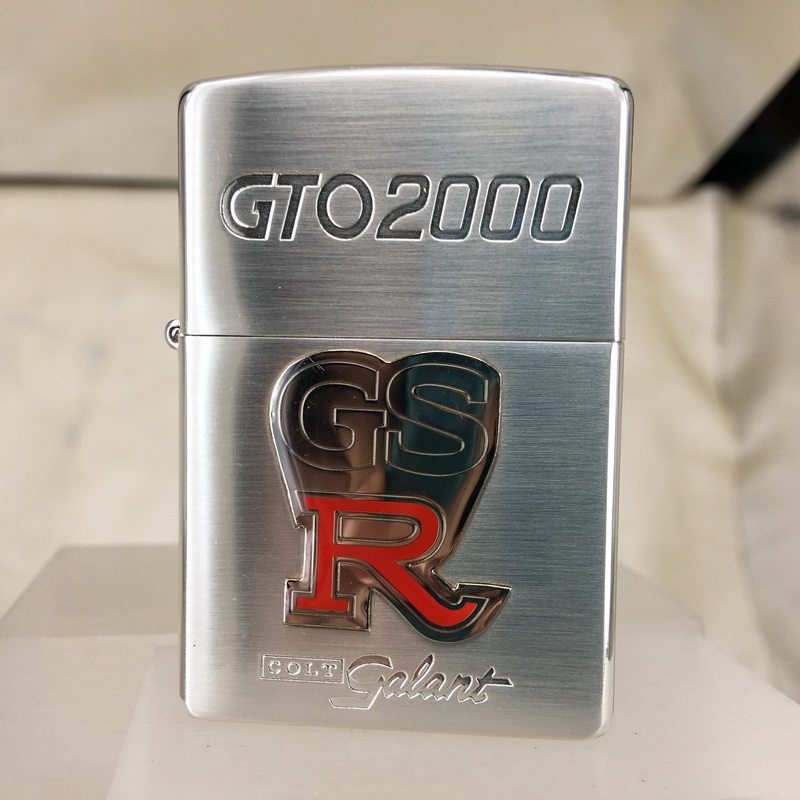 原装正版2003年C全新限量镀银GTO古董跑车车模礼盒打火机ZIPPO