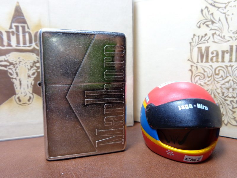 原装正版 2009年G全新限量万宝路古银大LOGO37复刻打火机 zippo
