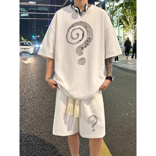 男装HT189华夫格五分套装P20码数M5XL