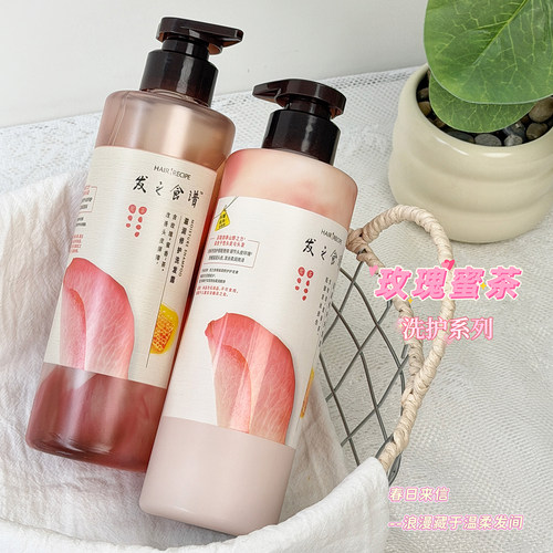 发之食谱玫瑰蜜茶滋润修护洗发露