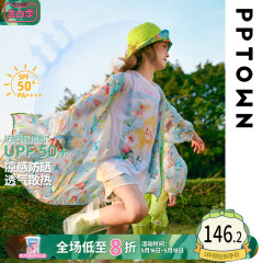 女童防晒衣中长款外套夏装2024新款儿童防晒服透气童装大童夏装女