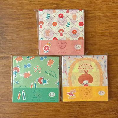 现货日本进口古川纸工 x mizutama联名限定便签手帐素材拼贴打底