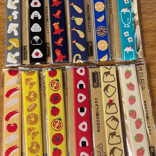 现货日本丸荣musubi便当盒手帐活页本绑带苏打小鸟装饰带可爱卡通