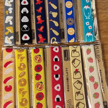 现货日本丸荣musubi便当盒手帐活页本绑带苏打小鸟装饰带可爱卡通