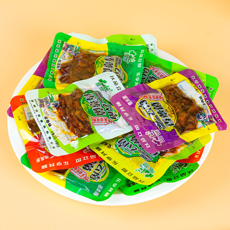 品世云南香蕈菌500克散称即食菌云南特产菌菇零食混合口味