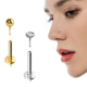 新款 钛钢欧美细杆多用钉鼻钉替换钉有洞耳钉迷你耳骨钉直插式 唇钉