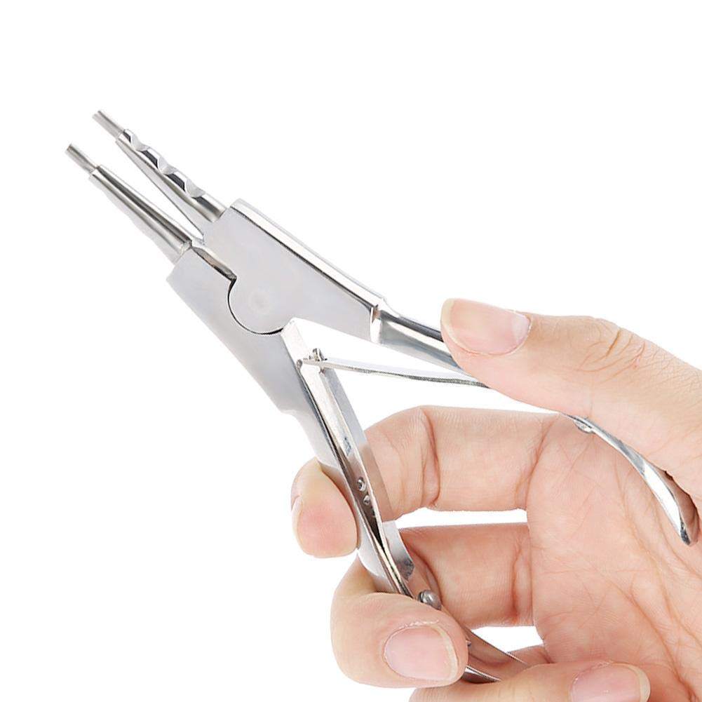 不锈钢穿孔套装撑口钳扩口钳万能环阴环专用开口钳子撑开工具中号