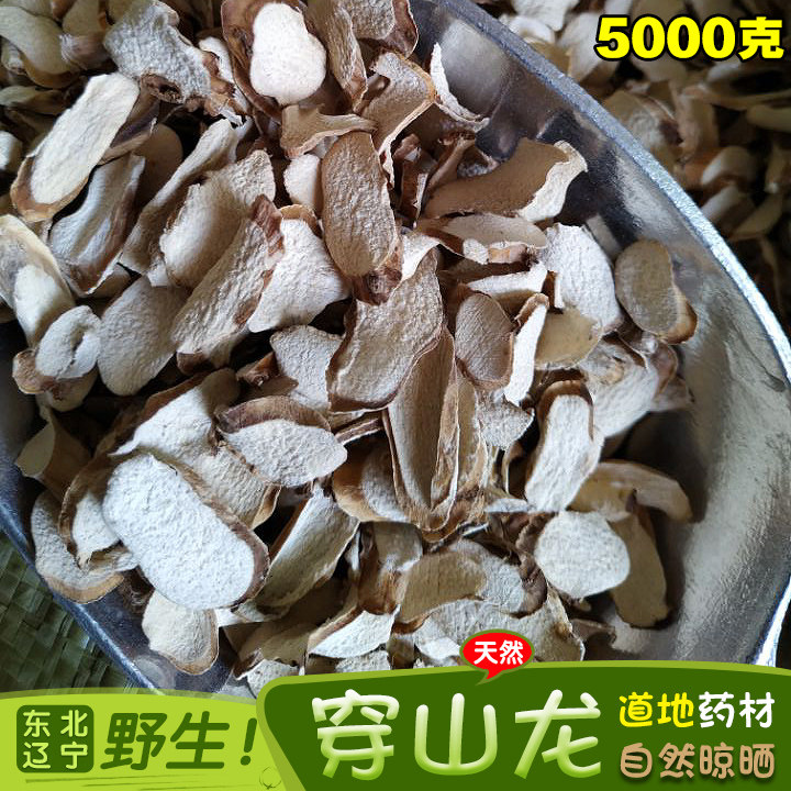 东北辽宁野生中草药材穿山龙片穿地龙地龙骨穿龙骨串地龙5000g