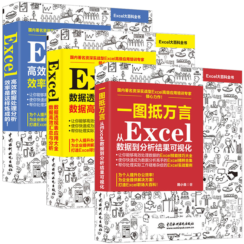 一图抵万言+Excel数据透视表应用大全+高效数据处理分析函数公式计算机