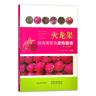 火龙果病虫害防治原色图谱 郑伟编 火龙果生长期病虫防控 病害症状和害虫发生规律和防治方法 基层火龙果生产培训 **农业出版社