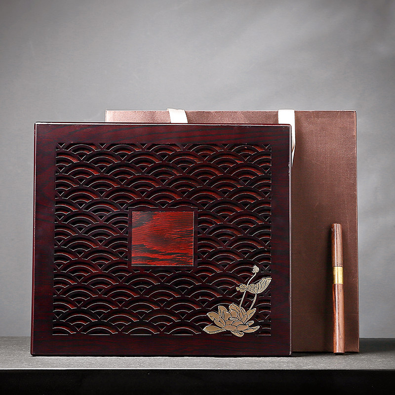 高档普洱茶饼礼盒茶叶包装357克200克小饼礼品盒白茶茶饼包装定制