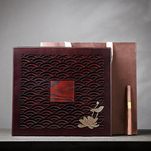 高档普洱茶饼礼盒茶叶包装 定制 357克200克小饼礼品盒白茶茶饼包装