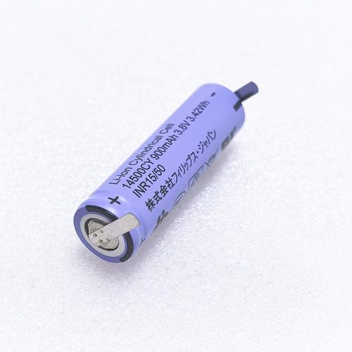 日产原装全新剃须刀牙刷电池14500 3.8V 900mAh锂离子电池带焊脚