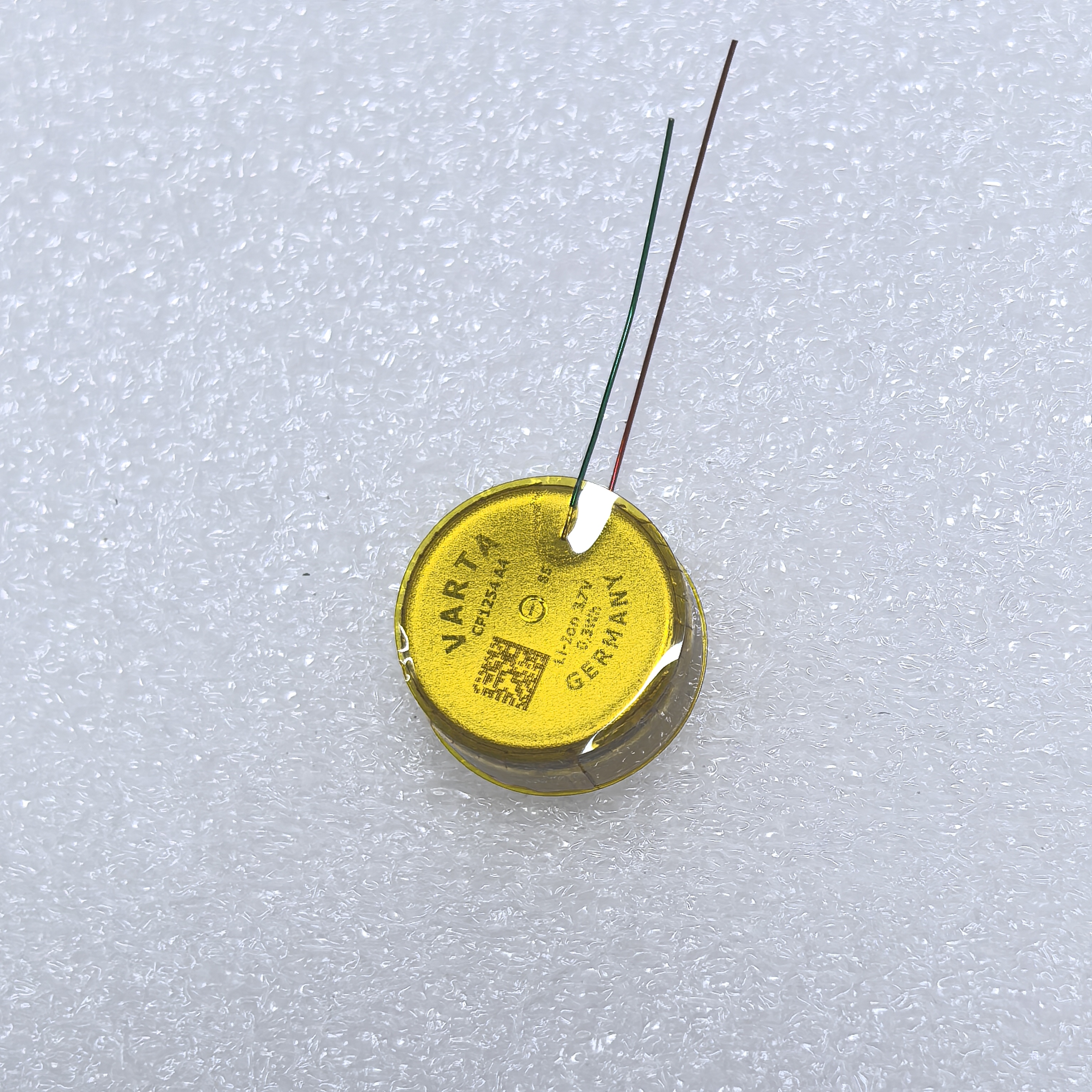 德国进口全新Varta A4 CP1254 3.7V无线蓝牙耳机纽扣充电电池带线