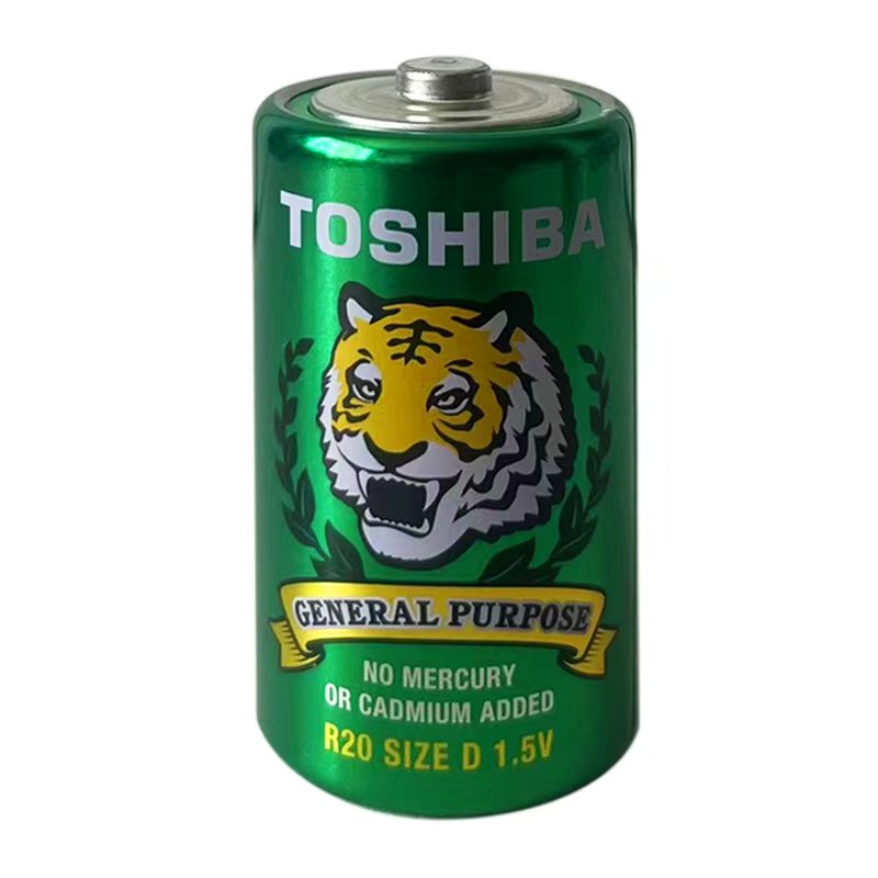 进口TOSHIBA东芝1号电池碳性1.5V大号D型燃气灶热水器电子琴用
