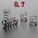 弹簧钢0.7线径外径3.5 300压缩压力精密小压簧现货可定做 14长度5