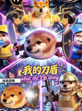 我的刀盾拼装积木盲盒匪柴肌肉柴悍匪丑团金甲盾比比拉布益智玩具