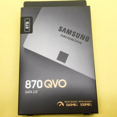 Samsung/三星 870 QVO 8TB 8T 2.5寸SATA3口SSD固态硬盘 全新原装