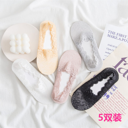 船袜女夏超薄隐形硅胶防滑不掉跟