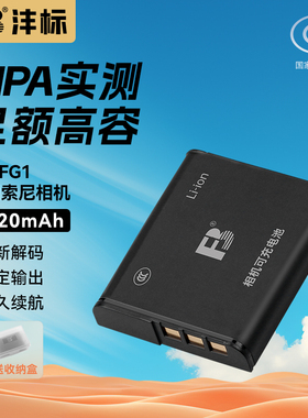 沣标NP-BG1/FG1相机电池适用索尼HX5C H7 HX7 WX1 T100 H90 HX30 HX5C HX9 W100 W220 sonyCCD电池充电器套装