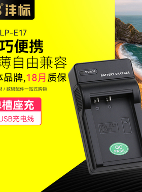 沣标LP-E17充电器USB移动座充车充佳能EOS RP M3 M5 M6 MarkII