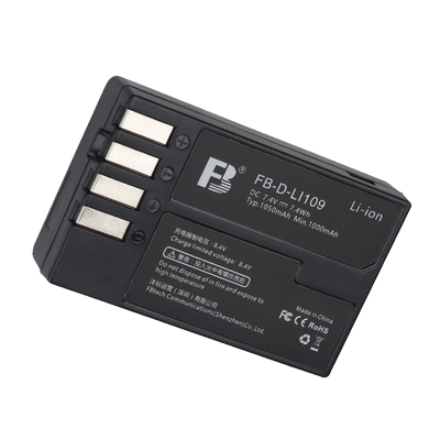 沣标D-Li109相机电池适用宾得K50 K30 K70 K500 KR KP K2 KS2 KS1 DLI109数码相机电池充电器套装