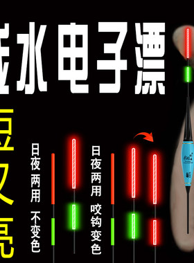 夜光漂复合材料光纤尾电子漂浅水