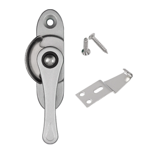 小双向月牙锁老式塑钢铝合金窗推拉门窗钩锁搭扣阳台移门锁扣窗户