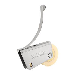 浦恒 304不锈钢衣柜移门滑轮推拉门滚轮卫生间钛合金趟门防水凸轮