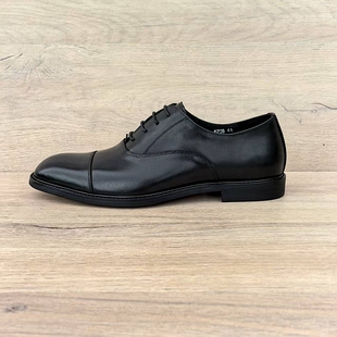 新款手工男鞋头层牛皮系带三接头英伦百搭牛津鞋商务皮鞋男真皮