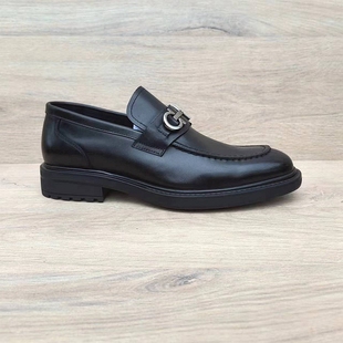 意大利手工皮鞋男真皮厚底秋季英伦百搭商务休闲乐福鞋头层牛皮