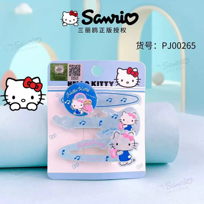 三丽鸥儿童发饰可爱卡通HelloKitty发夹女孩刘海夹碎发夹发卡发饰