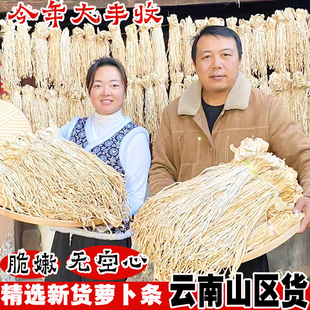 干萝卜条云南新货萝卜干干货农家自晒无盐原味萝卜干新鲜产地发货