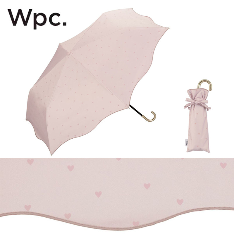 日本WPC超轻折叠防晒遮阳伞防紫外线太阳伞窈窕淑女花边男女雨伞