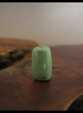 天然绿松石手工佛头佛塔配饰11X6.5X6MM0.7g_A1937