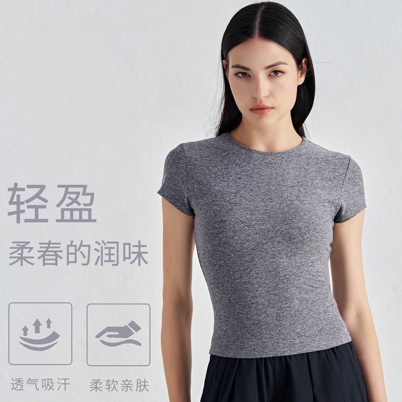 舒适运动短袖健身上衣休闲瑜伽服感收腰显瘦瑜伽t恤女,运动/瑜伽/健身/球迷用品,瑜伽t恤,淘宝优惠券,粉丝福利购,淘宝优惠卷